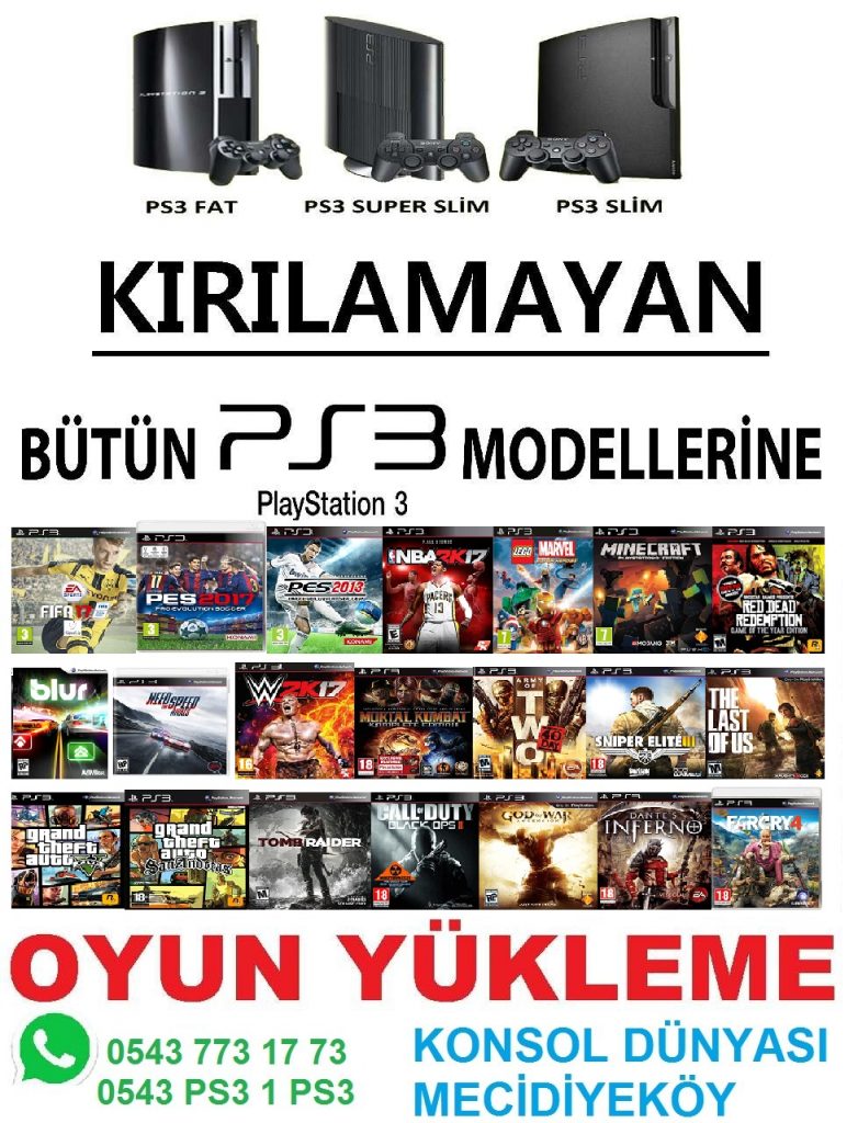 ps3 oyun yükleme